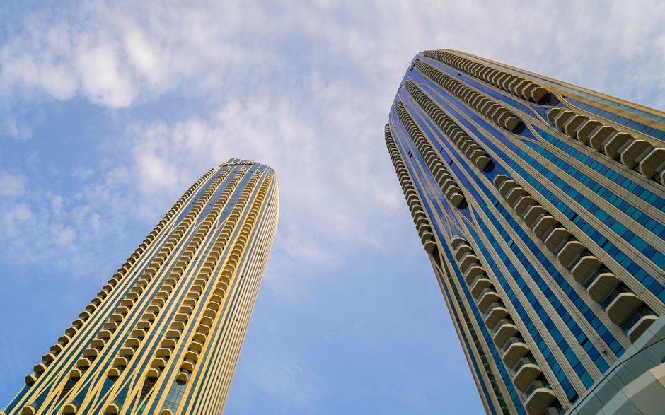 Modern Skyscrapers in Dubai S Skyline